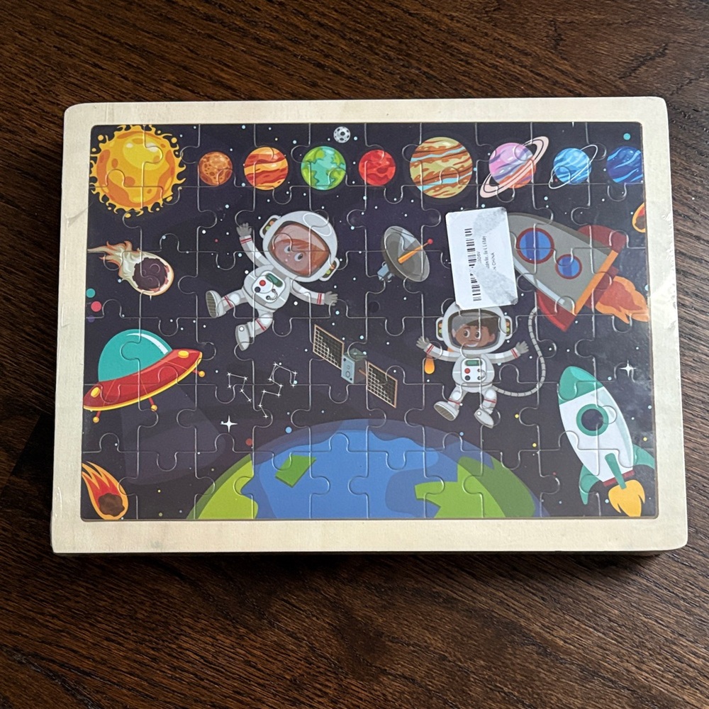 Set of 7 Wooden Puzzles
